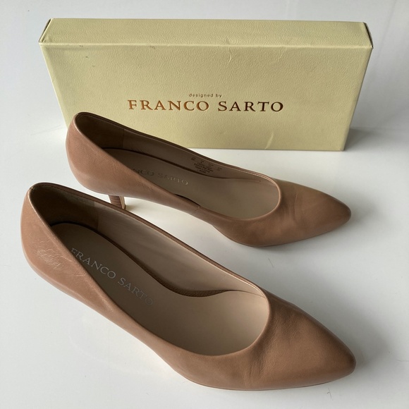 Franco Sarto 1.5" Heels, Tan, Size 6 - Picture 3 of 5
